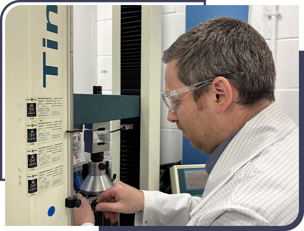 inius Olsen materials testing systems for mechanical properties, tensile, compressive and bending strength, stiffness.